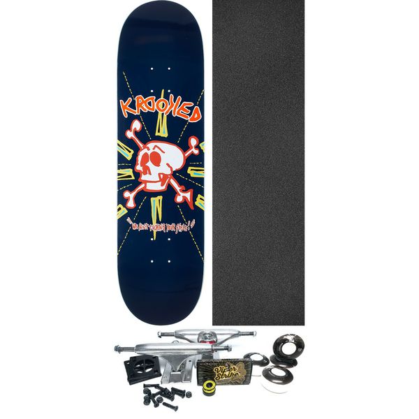 Krooked Skateboards Style Skateboard Deck True Fit - 8.38" x 31.75" - Complete Skateboard Bundle
